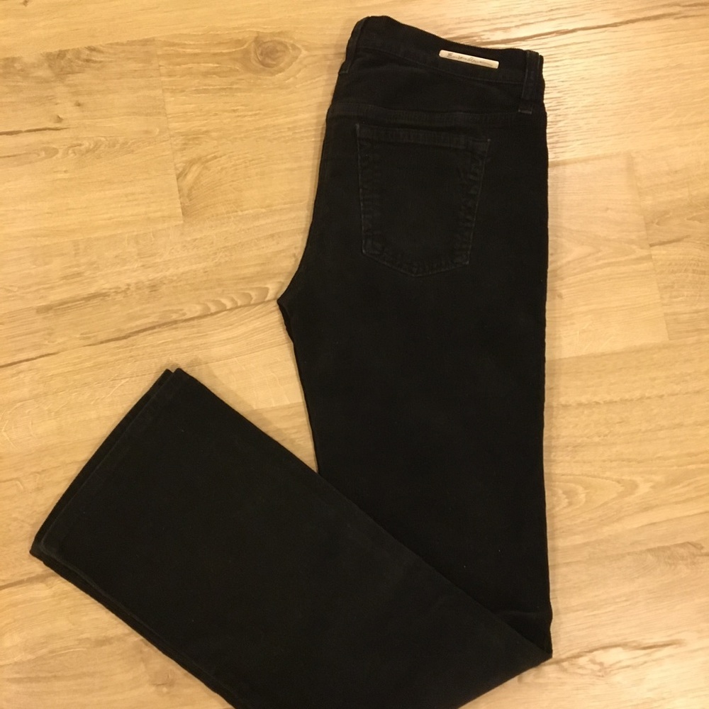 Emporio Armani corduroy straight pants, black, 28
